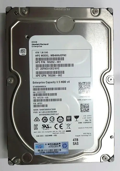 HPE 4TB hot-plug SAS HDD - MB4000JEFNC-RFB – Reacondicionado (2)