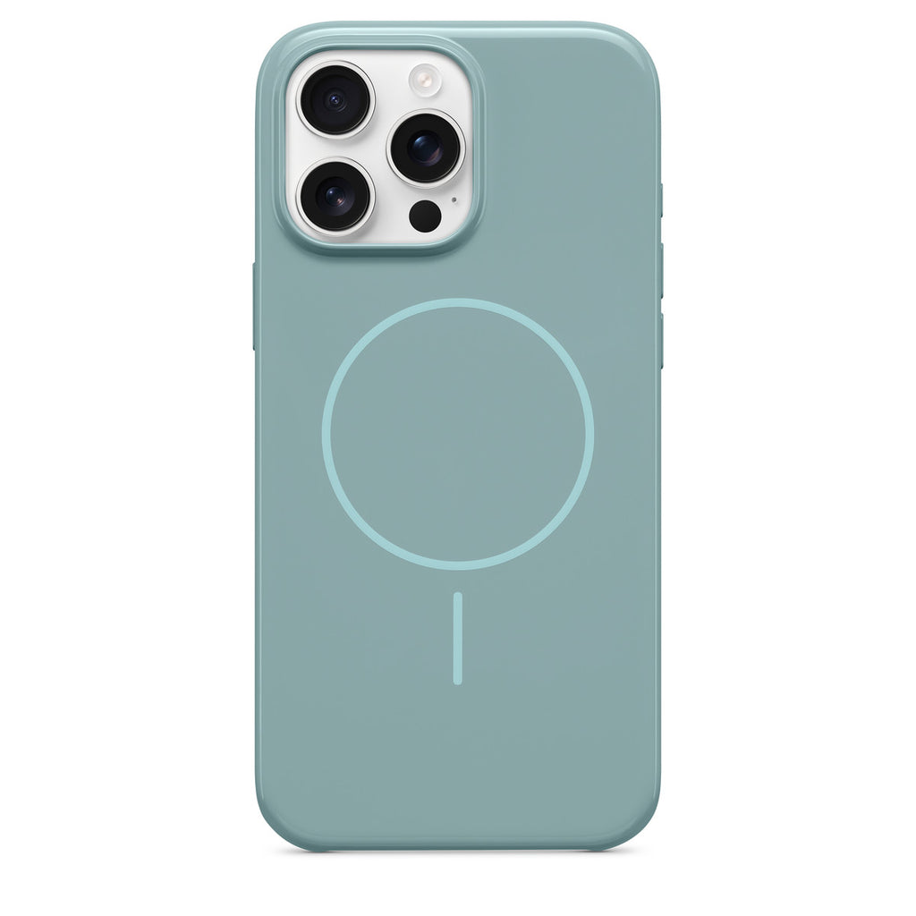 Tapa protectora para teléfono móvil - compatibilidad con MagSafe - plástico - azul riptide - para iPhone 16 Pro Max
