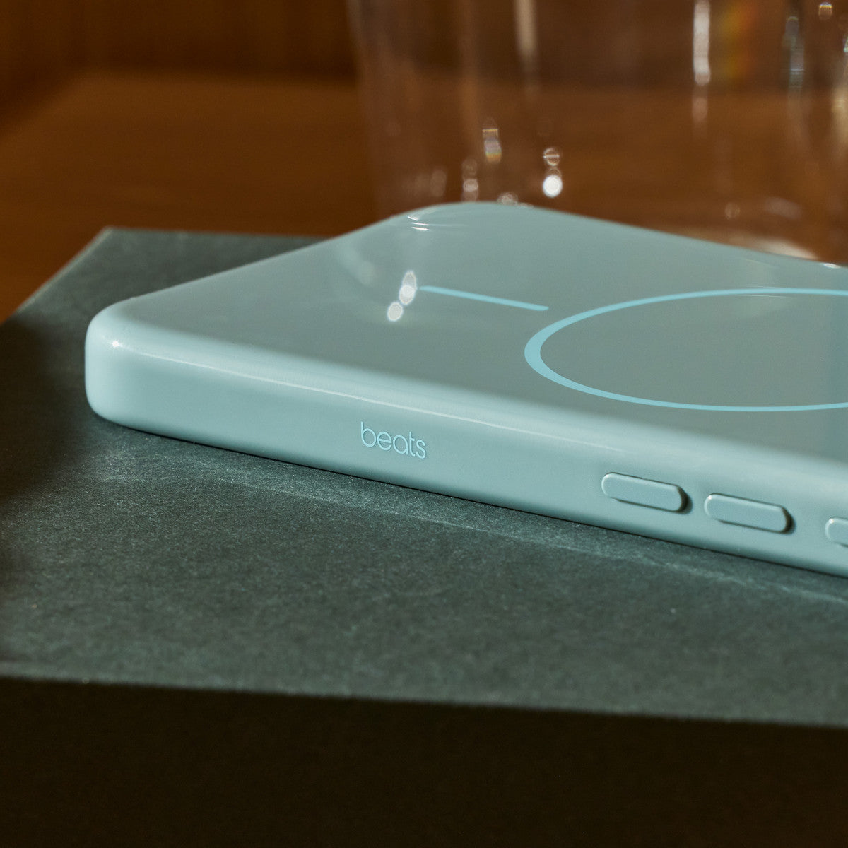 Tapa protectora para teléfono móvil - compatibilidad con MagSafe - plástico - azul riptide - para iPhone 16 Pro Max
