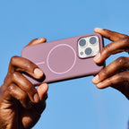 Tapa protectora para teléfono móvil - compatibilidad con MagSafe - plástico - violeta atardecer - para iPhone 16 Pro Max