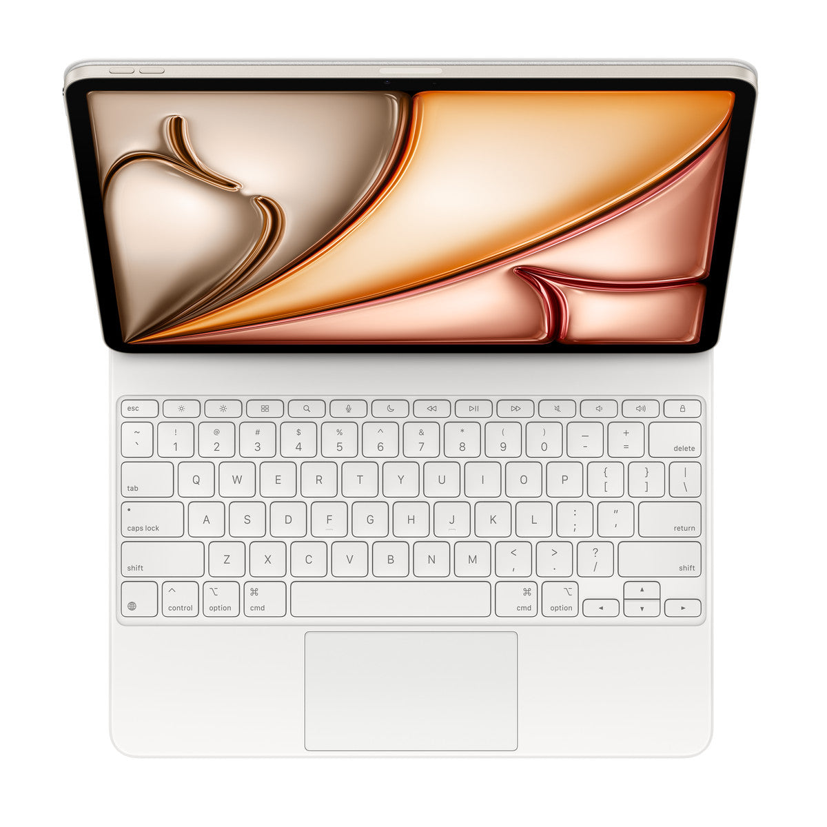 Apple Magic Keyboard QWERTY Spanish White (MAGIC KEYBOARD FOR IPADAIR - 13-INCH [M3]MSD SPANISH WHITE) - UK version