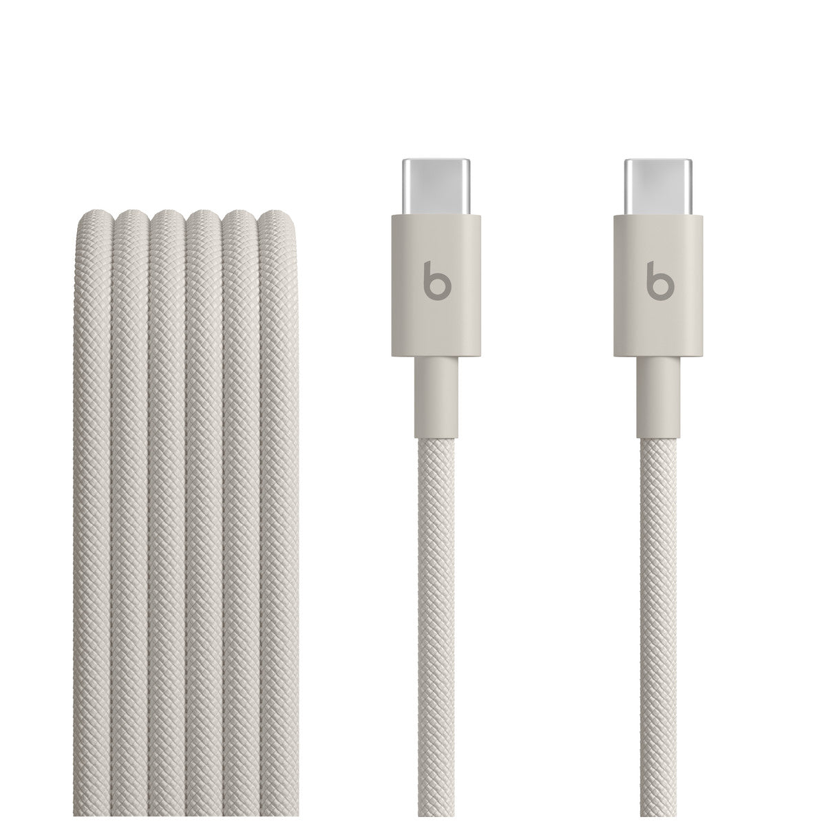 Apple Beats USB cable USB 2.0 1.5 m USB C White (Beats - USB cable - USB-C [M] to USB-C [M] - USB 2.0 - 1.5 m - Fast Charging up to 60W - surge stone)
