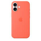 Tapa protectora para teléfono móvil - compatibilidad con MagSafe - silicona - mandarina - para iPhone 16