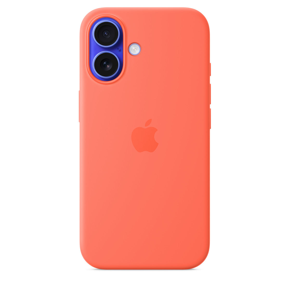 Tapa protectora para teléfono móvil - compatibilidad con MagSafe - silicona - mandarina - para iPhone 16