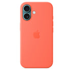 Tapa protectora para teléfono móvil - compatibilidad con MagSafe - silicona - mandarina - para iPhone 16