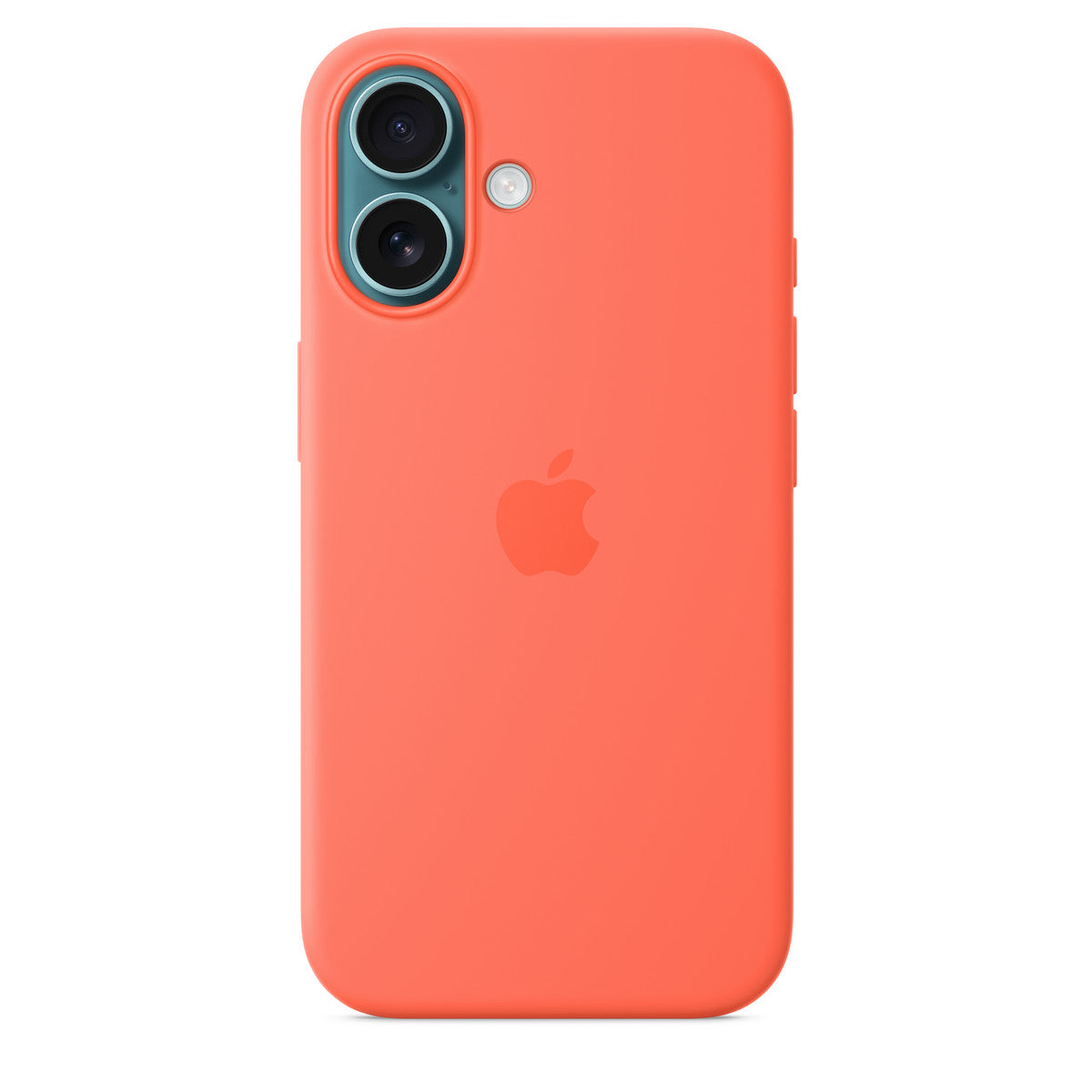 Tapa protectora para teléfono móvil - compatibilidad con MagSafe - silicona - mandarina - para iPhone 16