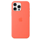 Tapa protectora para teléfono móvil - compatibilidad con MagSafe - silicona - mandarina - para iPhone 16 Pro Max