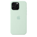 Tapa protectora para teléfono móvil - compatibilidad con MagSafe - silicona - aguamarina - para iPhone 16 Pro Max
