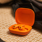 Auriculares inalámbricos con micro - en oreja - Bluetooth - cancelación de sonido activo - naranja chispa