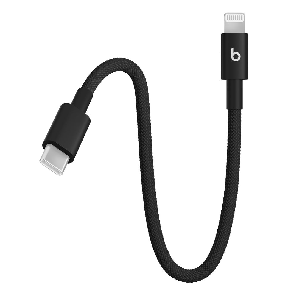 Apple MEQM4ZM/A lightning cable 0.2 m Black (^BEATS USB C TO LGHTNG CABLE .2M BLK)