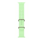 Correa para reloj inteligente - 49 mm, acabado en titanio natural - 130 - 200 mm - verde neón - para Watch Hermès Series 12, SE 3, Series 10, Series 11, Series 12, Ultra 3, Ultra 4