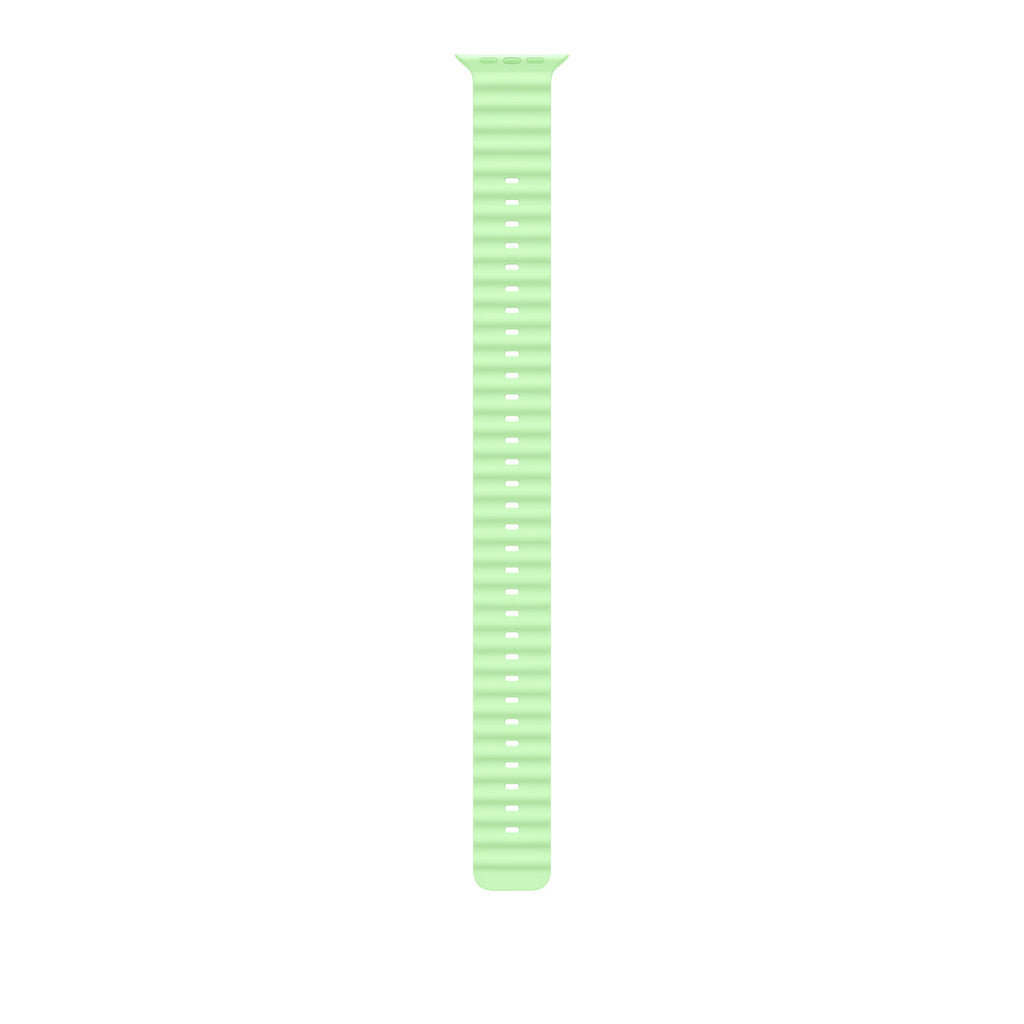 Apple Natural Titanium Finish Band Green Fluoroelastomer, Titanium (*49MM NEON GREEN OBAND EX - NT FIN)