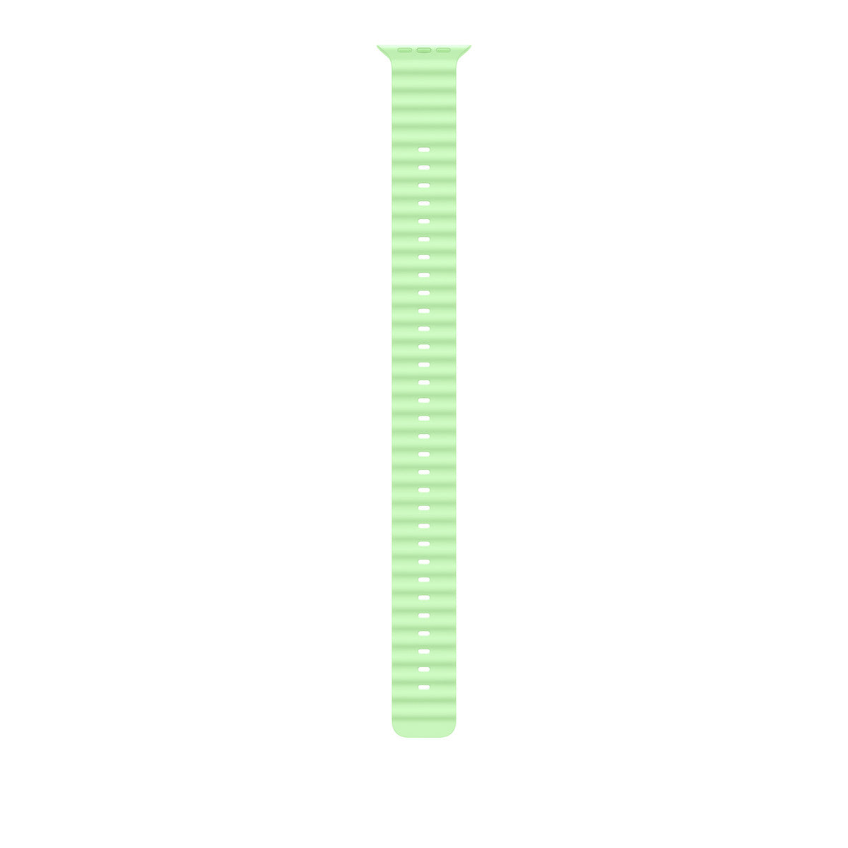 Apple Natural Titanium Finish Band Green Fluoroelastomer, Titanium (*49MM NEON GREEN OBAND EX - NT FIN)