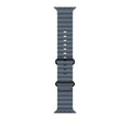 Correa para reloj inteligente - 49 mm, acabado en titanio negro - 130 - 200 mm - azul ancla - para Watch Hermès Series 12, SE 3, Series 10, Series 11, Series 12, Ultra 3, Ultra 4