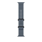 Correa para reloj inteligente - 49 mm, acabado en titanio negro - 130 - 200 mm - azul ancla - para Watch Hermès Series 12, SE 3, Series 10, Series 11, Series 12, Ultra 3, Ultra 4