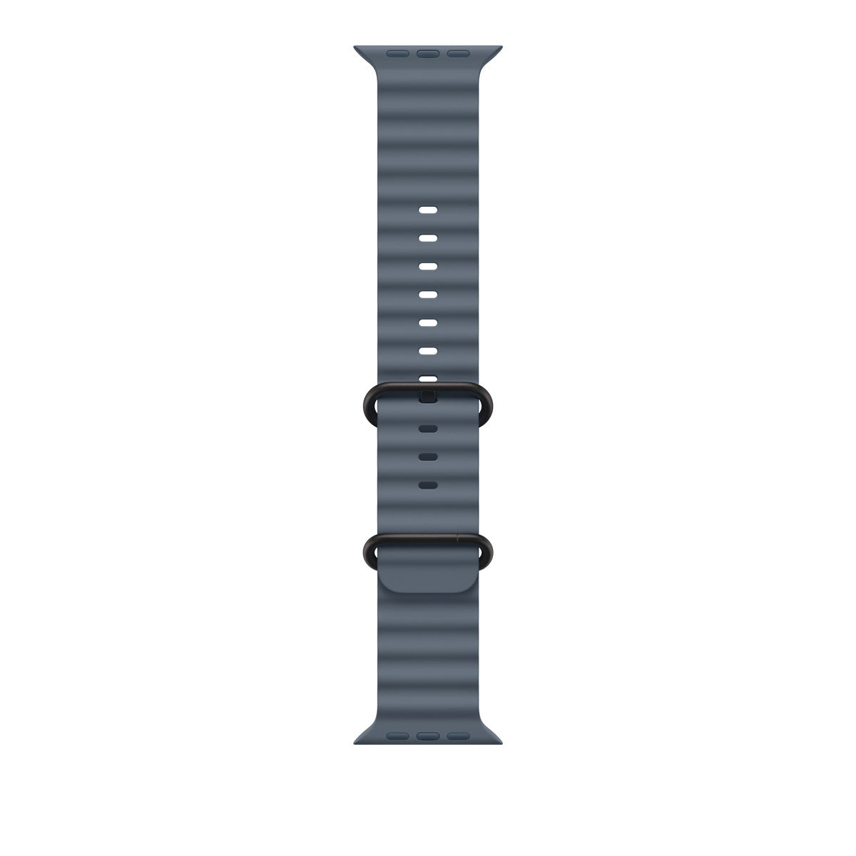 Correa para reloj inteligente - 49 mm, acabado en titanio negro - 130 - 200 mm - azul ancla - para Watch Hermès Series 12, SE 3, Series 10, Series 11, Series 12, Ultra 3, Ultra 4