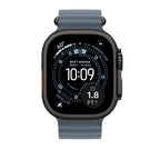 Apple MGCK4ZM/A smart wearable accessory Band Blue Fluoroelastomer, Titanium (*49MM ANCHOR?BLUE OBAND EX - BT FIN)