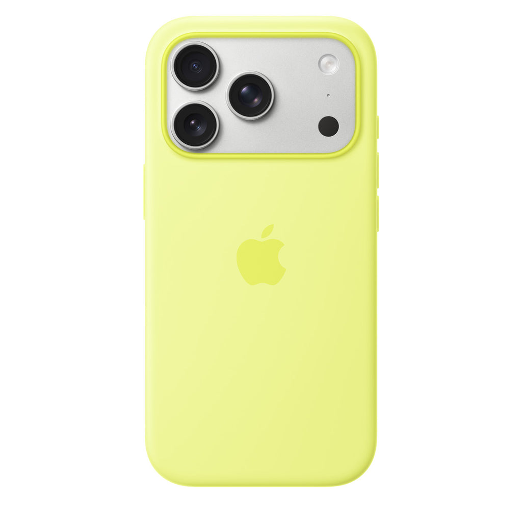 Apple iPhone 17 Pro Silicone Case with MagSafe – Neon Yellow (IPHONE 17 PRO SILICONE - MAGSAFE NEON YELLOW)