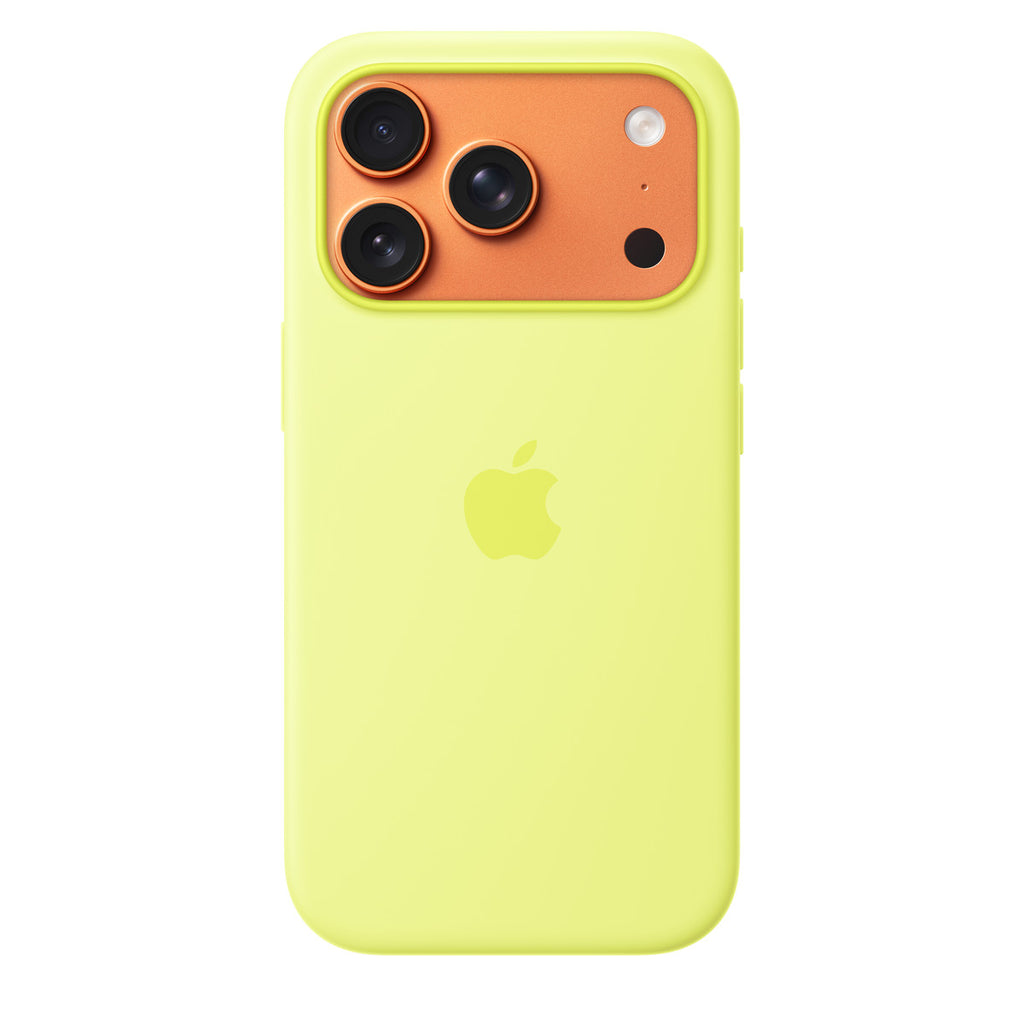 Apple iPhone 17 Pro Silicone Case with MagSafe – Neon Yellow (IPHONE 17 PRO SILICONE - MAGSAFE NEON YELLOW)