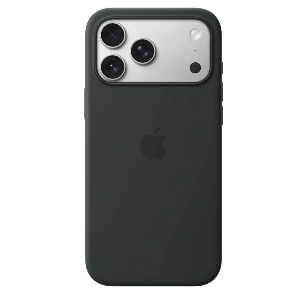 Tapa protectora para teléfono móvil - compatibilidad con MagSafe - silicona - negro - para iPhone 17 Pro Max