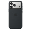 Tapa protectora para teléfono móvil - compatibilidad con MagSafe - silicona - negro - para iPhone 17 Pro Max