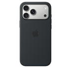 Tapa protectora para teléfono móvil - compatibilidad con MagSafe - silicona - negro - para iPhone 17 Pro Max