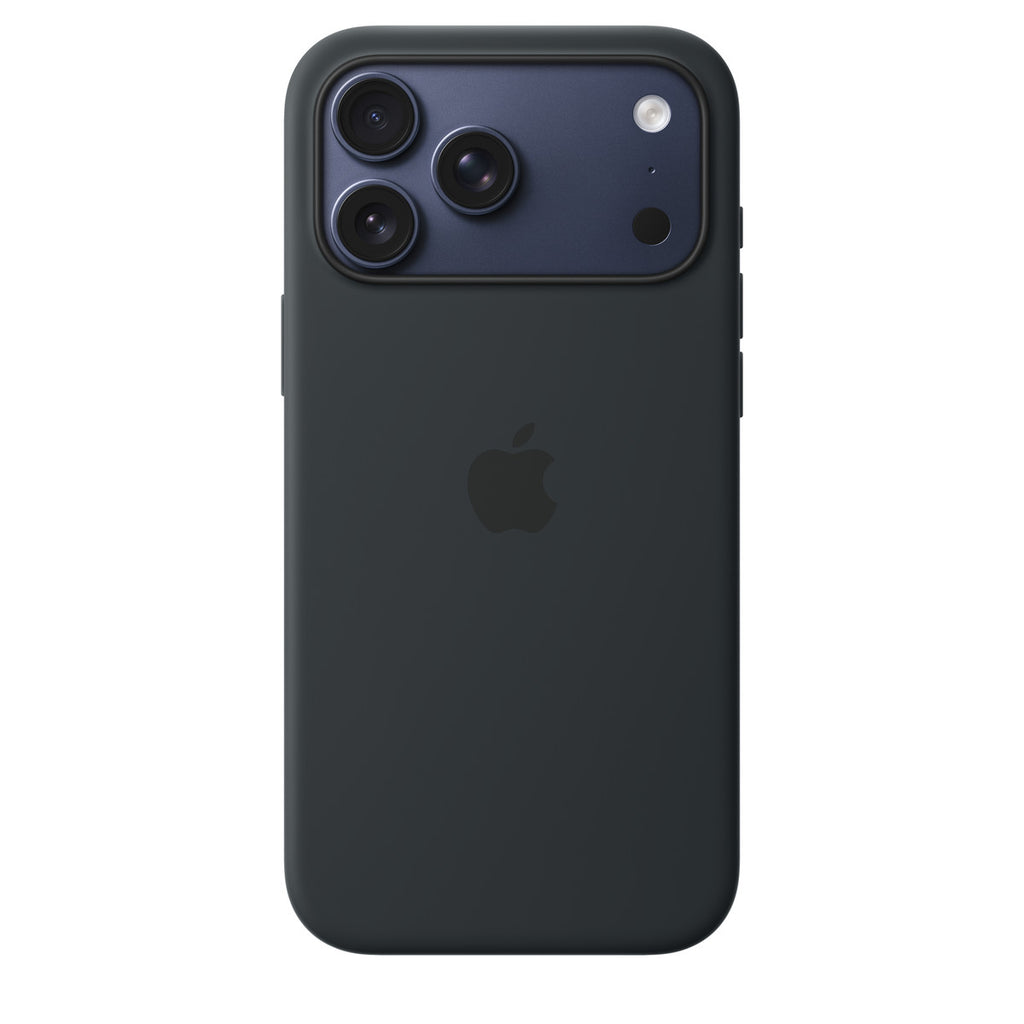 Tapa protectora para teléfono móvil - compatibilidad con MagSafe - silicona - negro - para iPhone 17 Pro Max
