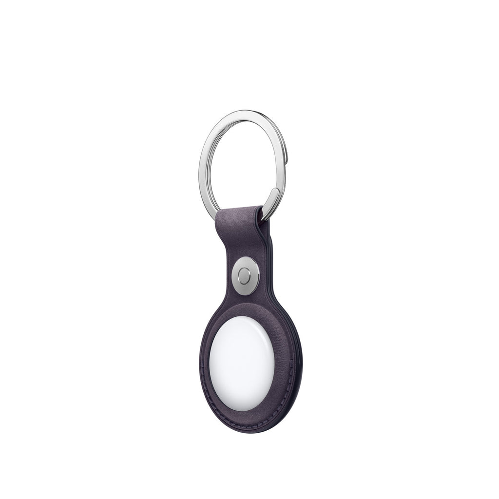 Apple AirTag FineWoven Key Ring – Midnight Purple (Apple - Case for airtag - stainless steel, microtwill - midnight purple - for AirTag)