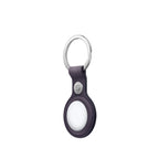 Apple AirTag FineWoven Key Ring – Midnight Purple (Apple - Case for airtag - stainless steel, microtwill - midnight purple - for AirTag)
