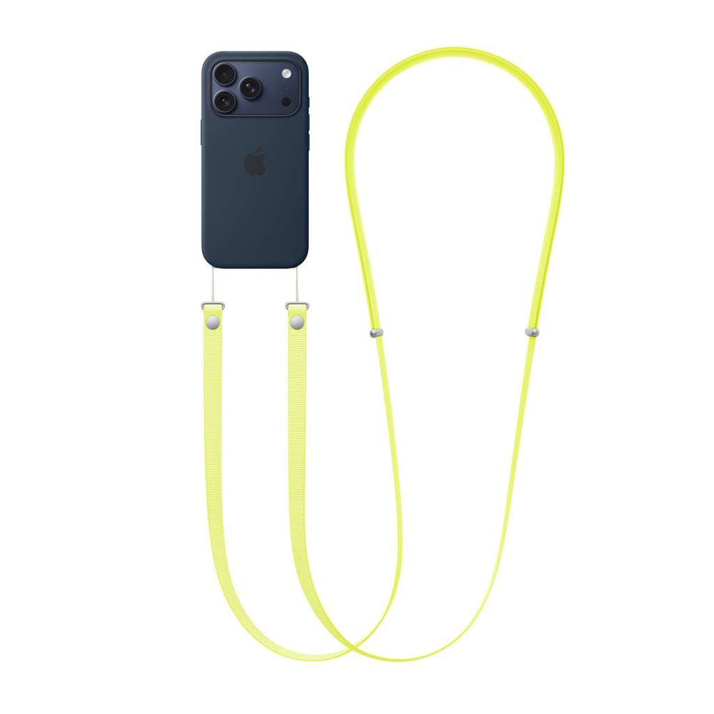 Apple Crossbody Strap - Neon Yellow (Apple - Shoulder strap for mobile phone - neon yellow)