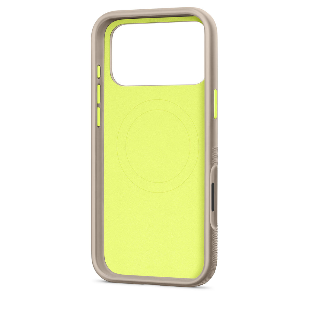Tapa protectora para teléfono móvil - resistente - control de cámara - compatibilidad con MagSafe - poliuretano termoplástico (TPU) suave - gris alpino - para iPhone 17 Pro Max