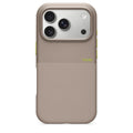 Tapa protectora para teléfono móvil - resistente - control de cámara - compatibilidad con MagSafe - poliuretano termoplástico (TPU) suave - gris alpino - para iPhone 17 Pro