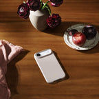 Tapa protectora para teléfono móvil - control de cámara - compatibilidad con MagSafe - policarbonato - piedra lima - para iPhone Air
