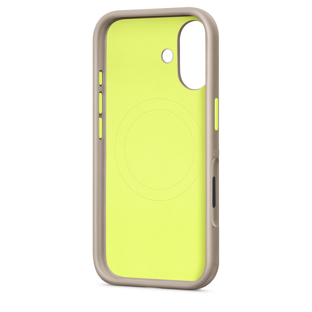 Tapa protectora para teléfono móvil - resistente - control de cámara - compatibilidad con MagSafe - poliuretano termoplástico (TPU) suave - gris alpino - para iPhone 17