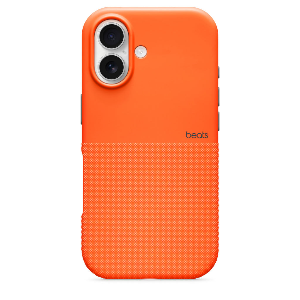Tapa protectora para teléfono móvil - resistente - control de cámara - compatibilidad con MagSafe - poliuretano termoplástico (TPU) suave - naranja sierra - para iPhone 17