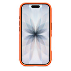 Tapa protectora para teléfono móvil - resistente - control de cámara - compatibilidad con MagSafe - poliuretano termoplástico (TPU) suave - naranja sierra - para iPhone 17