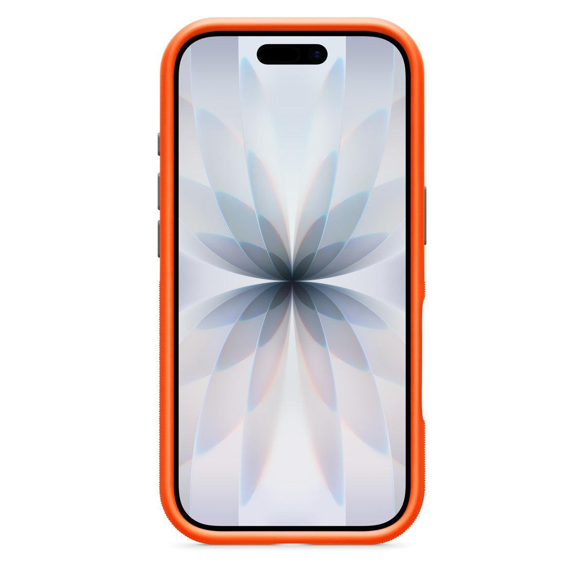 Tapa protectora para teléfono móvil - resistente - control de cámara - compatibilidad con MagSafe - poliuretano termoplástico (TPU) suave - naranja sierra - para iPhone 17