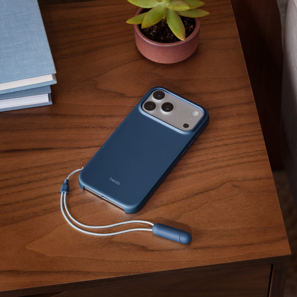Apple Beats iPhone 17 Pro Max Kickstand Case with MagSafe and Camera Control - Bedrock Blue (Beats - Protective cover for mobile phone - with kickstand and camera control - MagSafe compatibility - polycarbonate - bedrock blue - for iPhone 17 Pro Max)