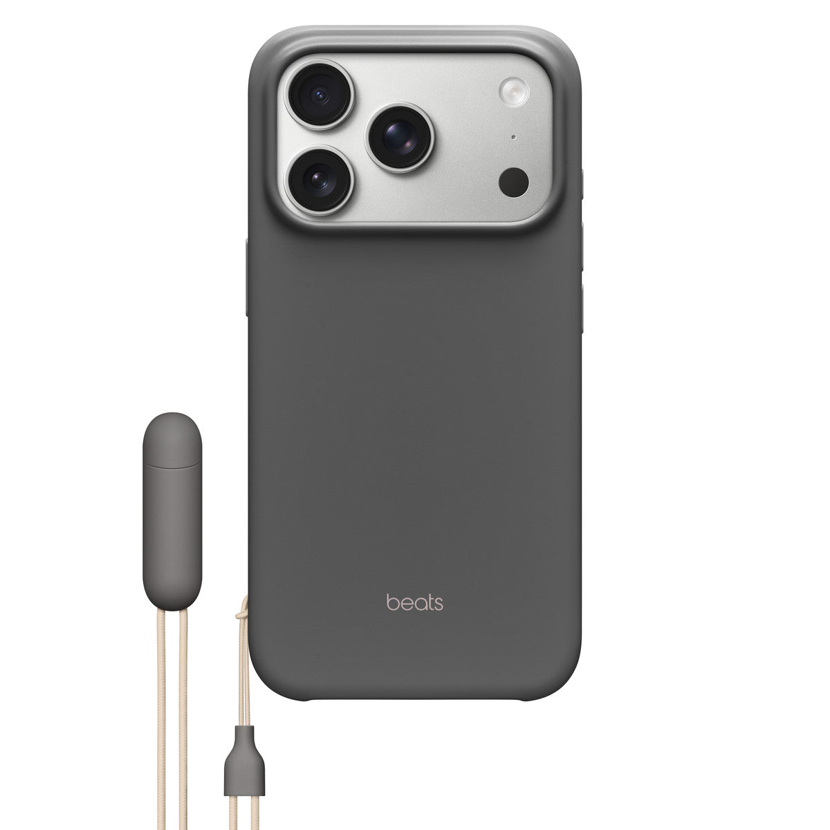 Tapa protectora para teléfono móvil - con soporte y control de cámara - compatibilidad con MagSafe - policarbonato - gris granito - para iPhone 17 Pro