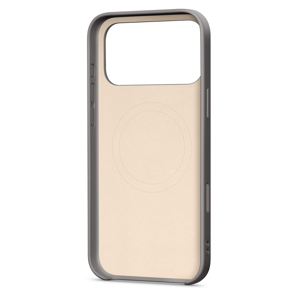 Tapa protectora para teléfono móvil - con soporte y control de cámara - compatibilidad con MagSafe - policarbonato - gris granito - para iPhone 17 Pro Max