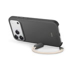 Tapa protectora para teléfono móvil - con soporte y control de cámara - compatibilidad con MagSafe - policarbonato - gris granito - para iPhone 17 Pro Max