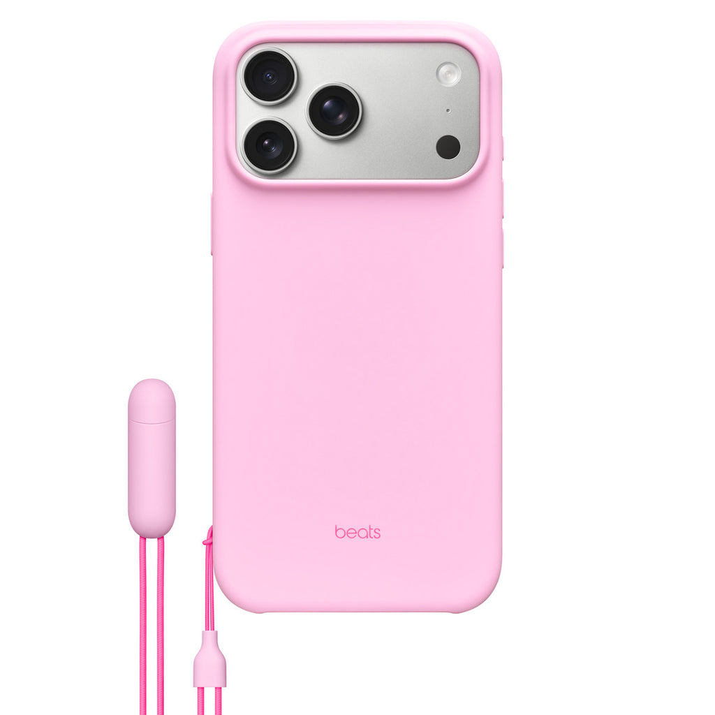 Apple Beats iPhone 17 Pro Max Kickstand Case with MagSafe and Camera Control - Pebble Pink (Beats - Protective cover for mobile phone - with kickstand and camera control - MagSafe compatibility - polycarbonate - pebble pink - for iPhone 17 Pro Max)