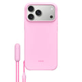 Apple Beats iPhone 17 Pro Max Kickstand Case with MagSafe and Camera Control - Pebble Pink (Beats - Protective cover for mobile phone - with kickstand and camera control - MagSafe compatibility - polycarbonate - pebble pink - for iPhone 17 Pro Max)
