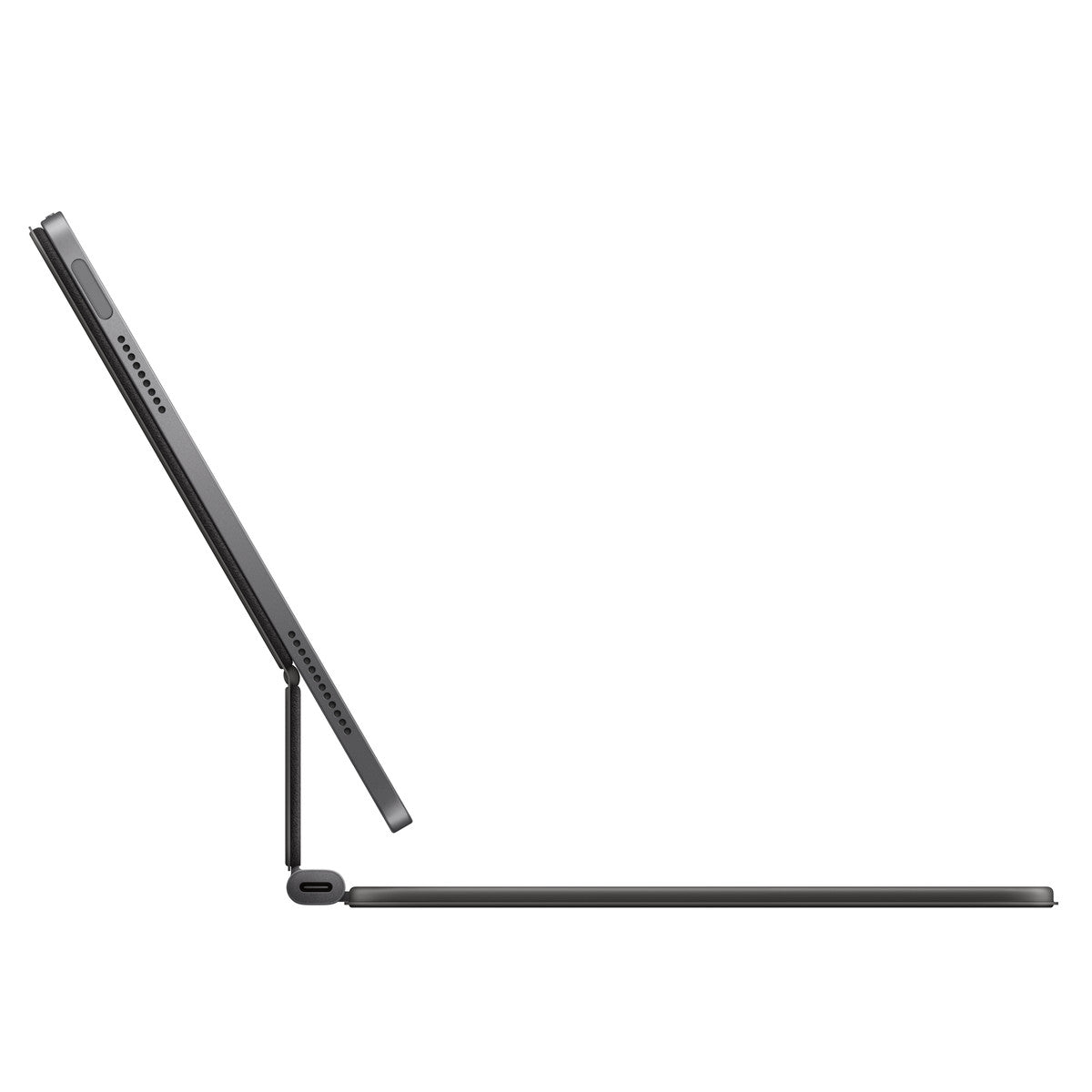Caja de teclado y folio - con panel táctil - Apple Smart connector - QWERTY - español - negro - para 10.9-inch iPad Air (4ª generación, 5ª generación); 11-inch iPad Air (M2, M3)