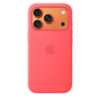 Apple iPhone 17 Pro Silicone Case with MagSafe – Bright Guava (IPHONE 17 PRO SILICONE CASE - WITH MAGSAFE BRIGHT GUAVA)