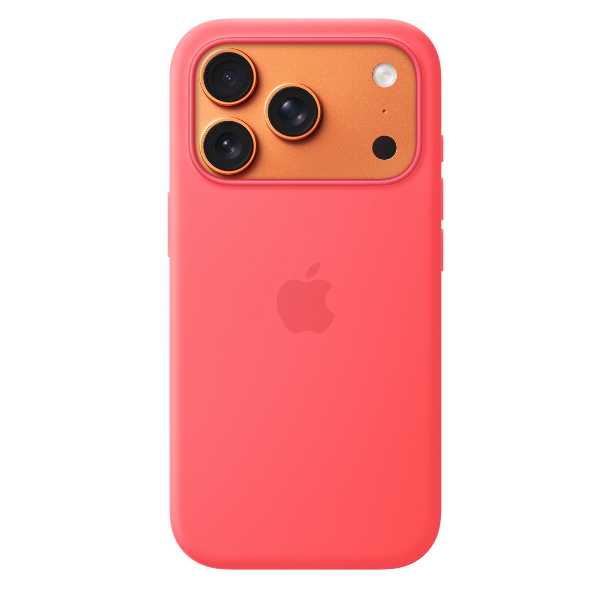 Apple iPhone 17 Pro Silicone Case with MagSafe – Bright Guava (IPHONE 17 PRO SILICONE CASE - WITH MAGSAFE BRIGHT GUAVA)