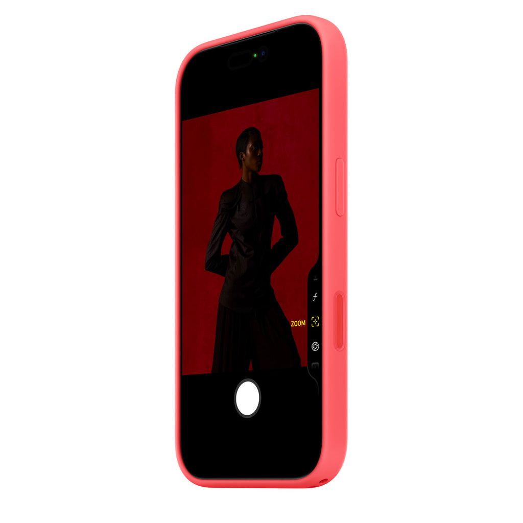 Apple iPhone 17 Pro Silicone Case with MagSafe – Bright Guava (IPHONE 17 PRO SILICONE CASE - WITH MAGSAFE BRIGHT GUAVA)