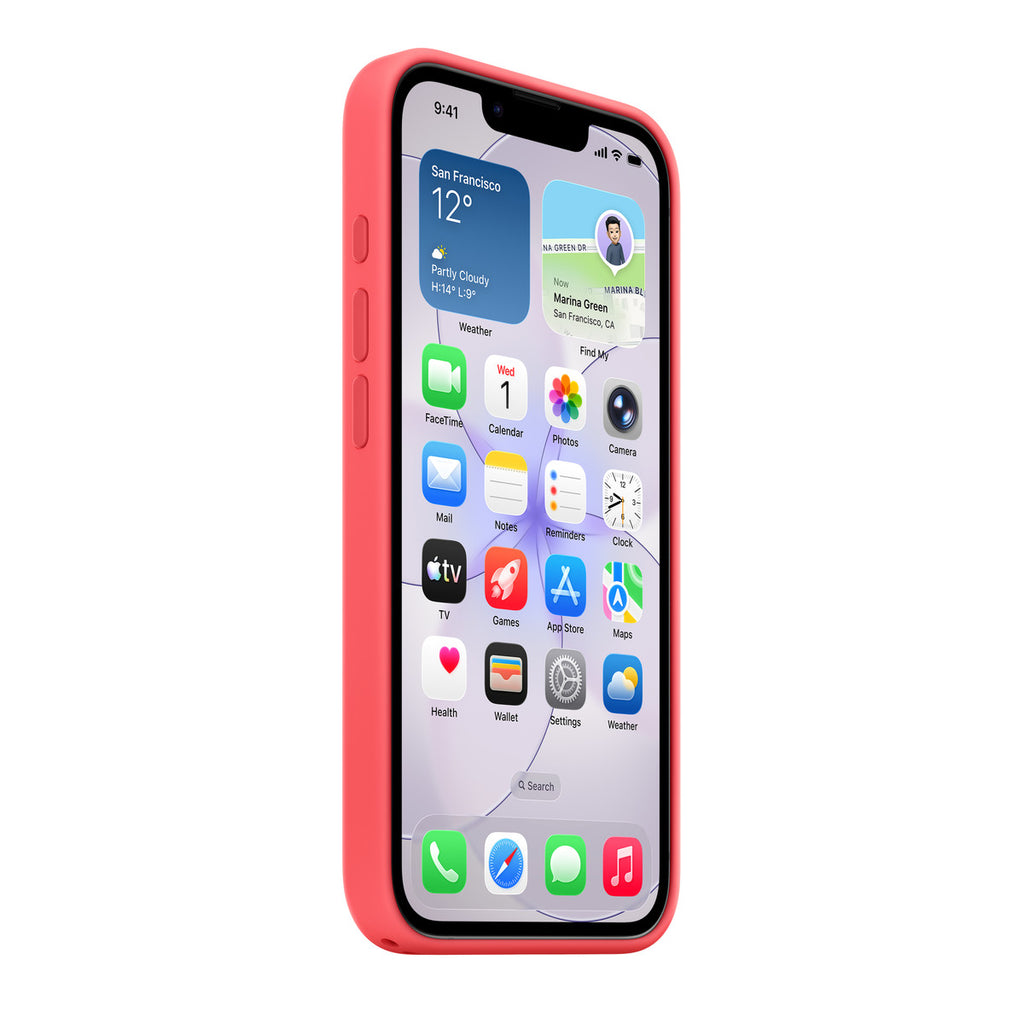 Apple iPhone 17e Silicone Case with MagSafe – Bright Guava (IPHONE 17E SIL CASE MGSFE GUAVA)