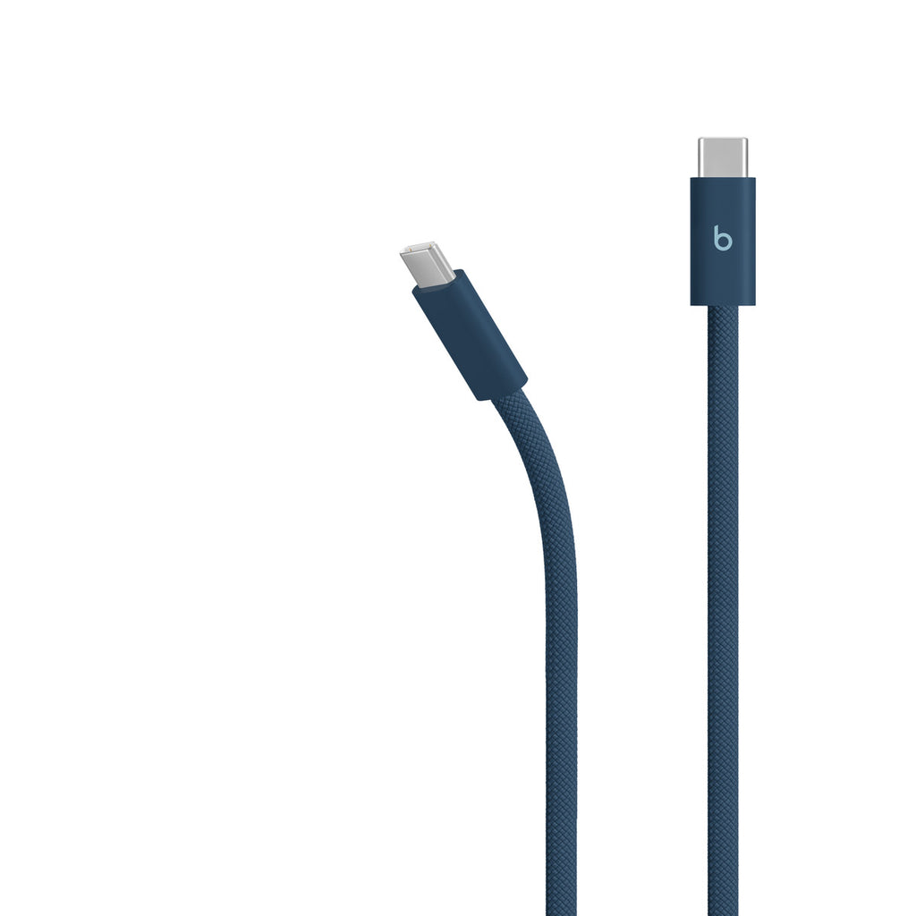 Cable USB - USB-C (M) a USB-C (M) - USB 2.0 - 3 m - trenzado, Carga rápida de hasta 240W, diseño reforzado - navy nitro