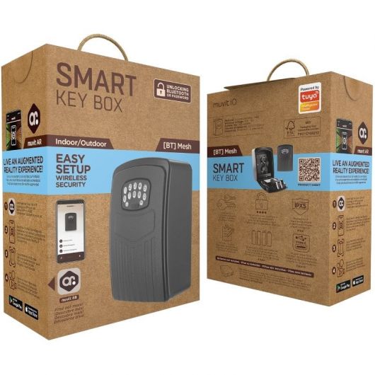 Caja de llaves inalámbrica Muvit IO MIOSKB001 para Interior/Exterior (5)